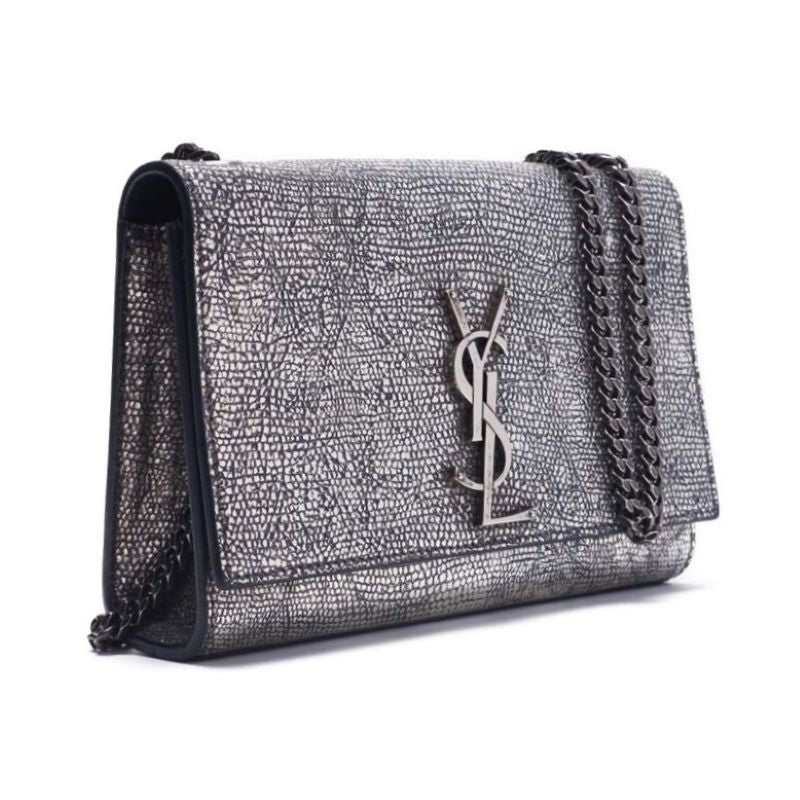 SAINT LAURENT Magnetic Lock Chain Shoulder Leather Silver (Silver G)  Shoulder Bag  Back ( Delivery) Ladies' Shoulder  Online