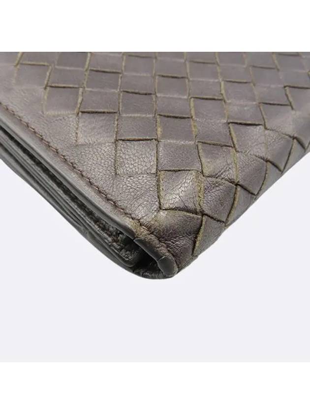 Bottega Veneta 134075 Brown Intrecciato Nappa Continental Long Wallet