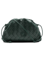 Bottega Veneta Intrecciato Mini Pouch Bag Raintree