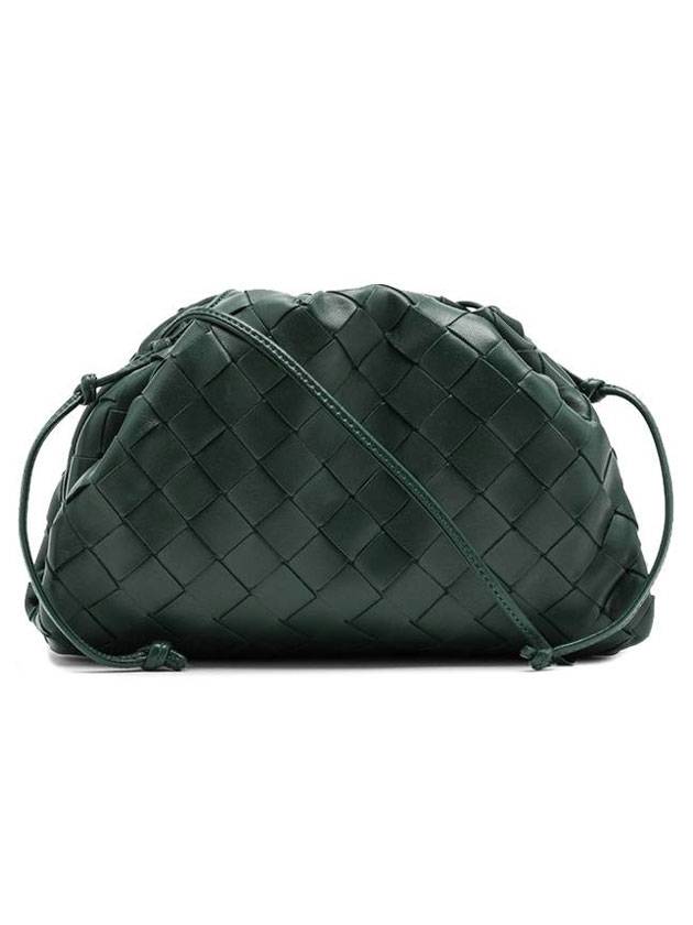 Bottega Veneta Intrecciato Mini Pouch Bag Raintree