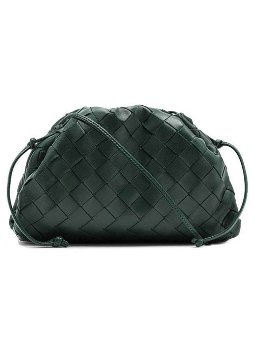 Bottega Veneta Intrecciato Mini Pouch Bag Raintree