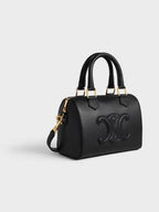 CELINE Boston Small Smooth Calfskin Tote Bag Black
