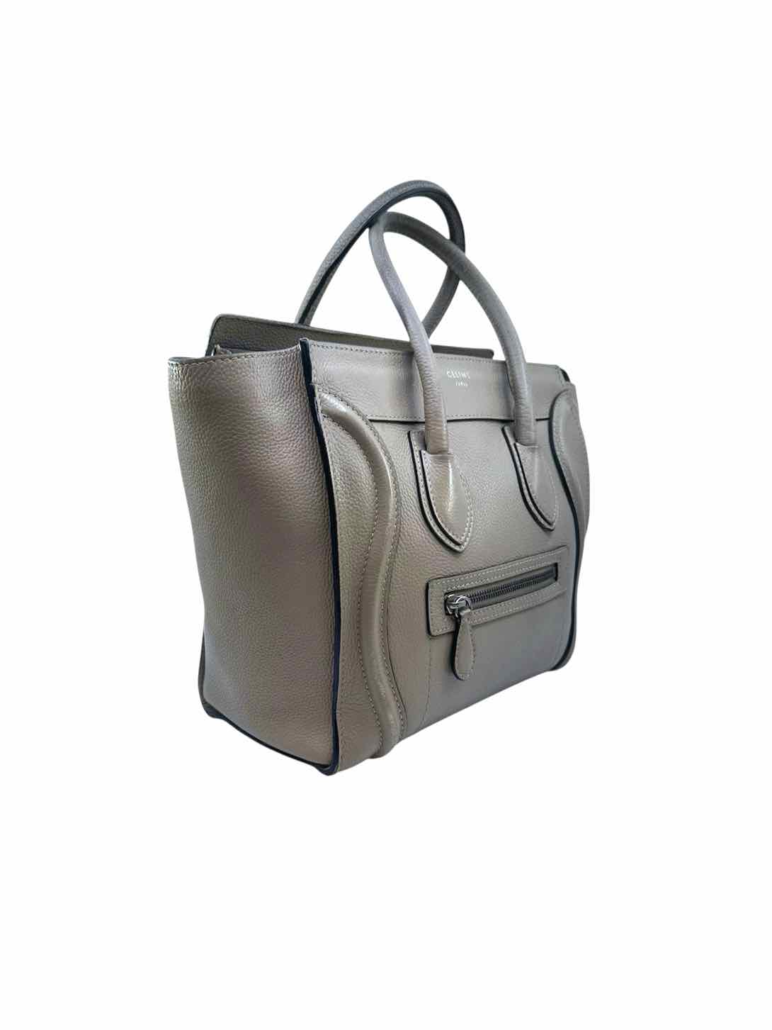 CELINE Beige Leather Handbag