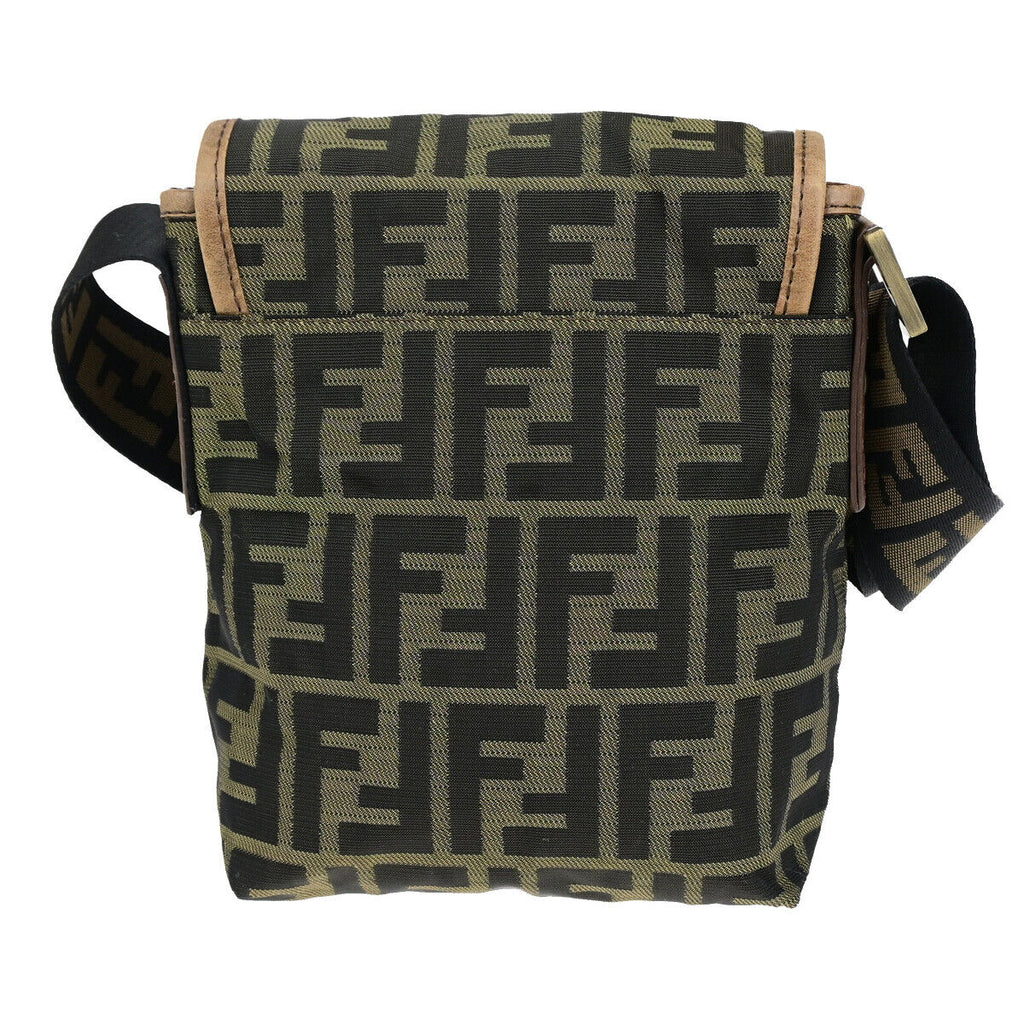 Fendi Zucca  Canvas Shoulder Bag ()