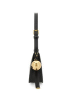 Burberry Shield Leather Small Shoulder Bag Black