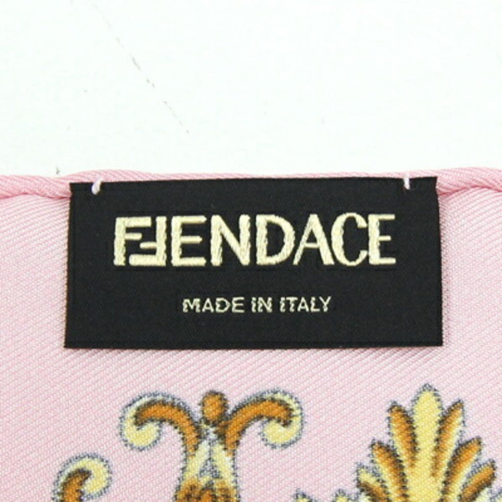 Fendi  pink Silk Scarf ()