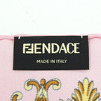 Fendi  pink Silk Scarf ()