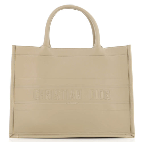 Dior Book Tote Embossed Leather Medium
