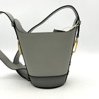 Sunshine leather tote Fendi Grey in Leather ITXZUDEESHNQ