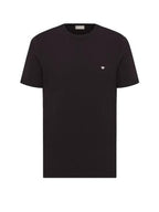 Embroidered Bee Cotton Jersey Short Sleeve T-Shirt Black Dior