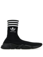 Balenciaga Speed Stretch Knit High Top Sneakers Black