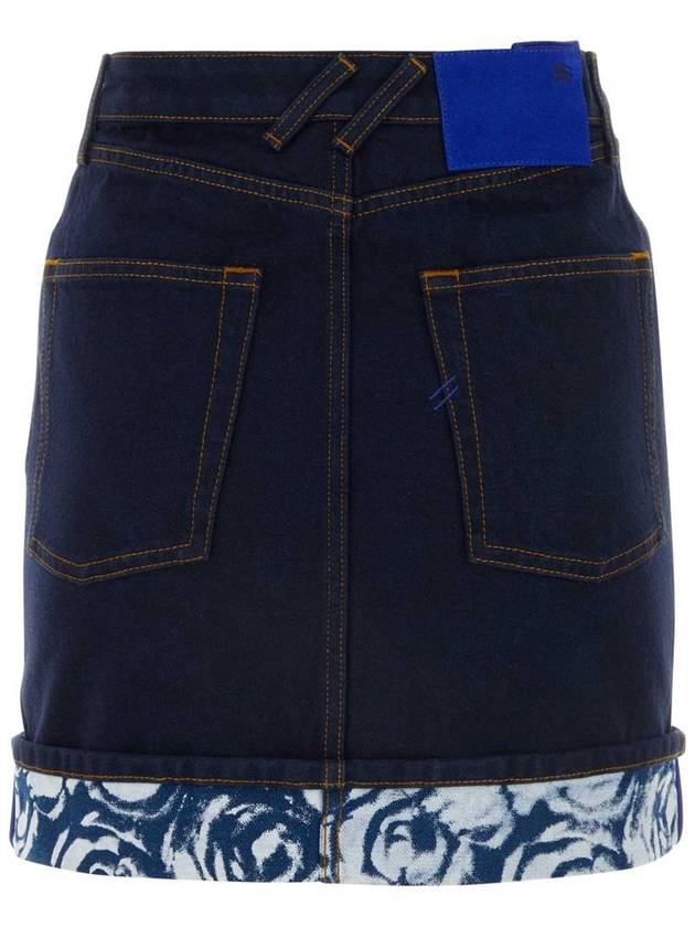 Burberry Japanese Denim Mini Skirt 8080921