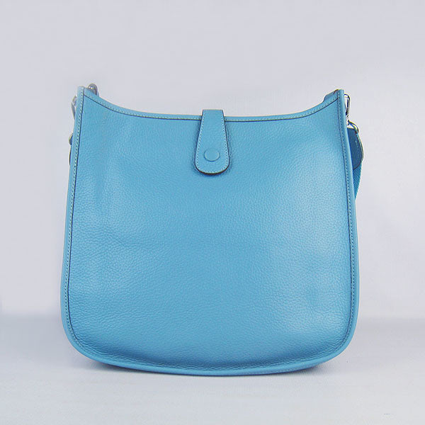 Hermes Evelyne I handbag H6309 light blue silver