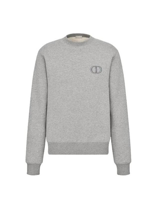 CD Icon Cotton Sweatshirt Grey Dior