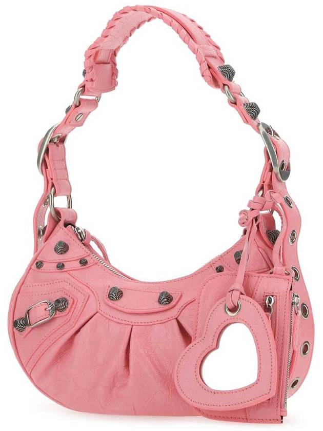Balenciaga Le Cagole XS Lambskin Shoulder Bag Pink
