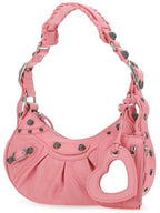 Balenciaga Le Cagole XS Lambskin Shoulder Bag Pink