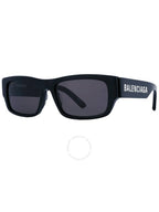 Balenciaga Eyewear Logo Square Sunglasses Black