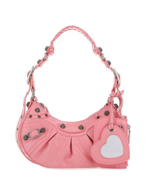 Balenciaga Le Cagole XS Lambskin Shoulder Bag Pink