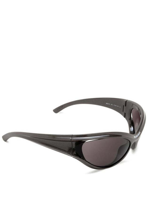 Balenciaga Eyewear Dynamo Wrap Oversized Frame Sunglasses BB0317S003