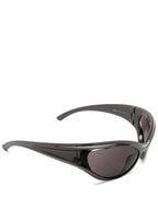 Balenciaga Eyewear Dynamo Wrap Oversized Frame Sunglasses BB0317S003