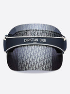 Logo Club V1U Oblique Visor Hat Blue Dior