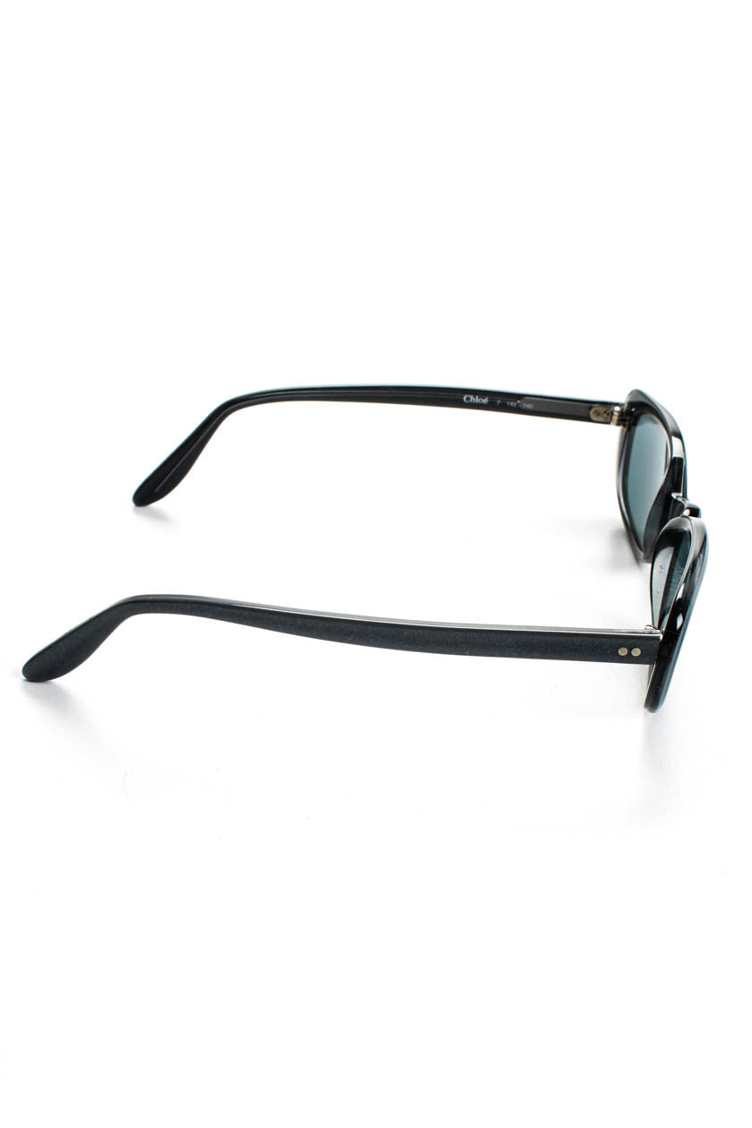 Chloe Womens Metallic Gray Round Sunglasses