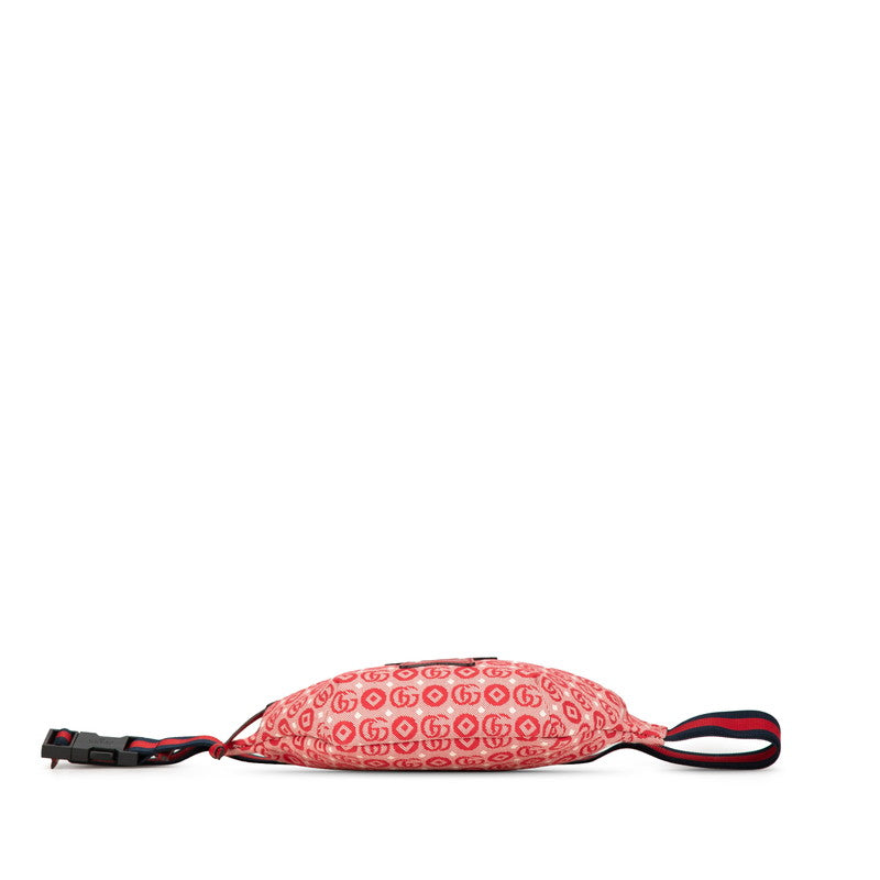 Gucci GG logo Children's Star Canvas Leather Waist Bag