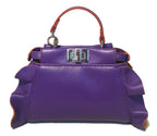 Fendi Purple Micro Mini Peekaboo Bag