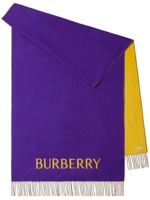 Burberry rose-print cashmere scarf Royal Pier