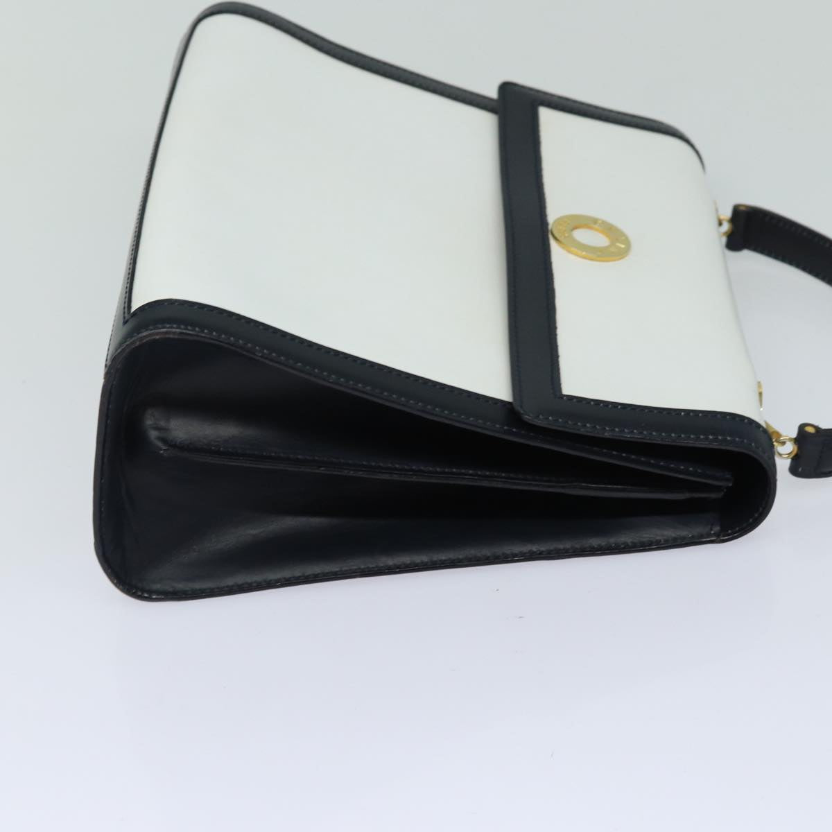 CELINE Hand Bag Leather Whe  80057