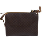 CELINE Macadam Canvas Shoulder Bag Brown  80063