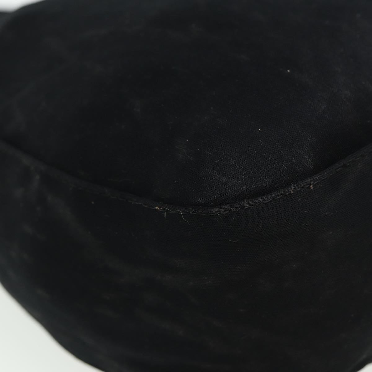 FENDI Mamma Baguette Shoulder Bag Nylon Black80088