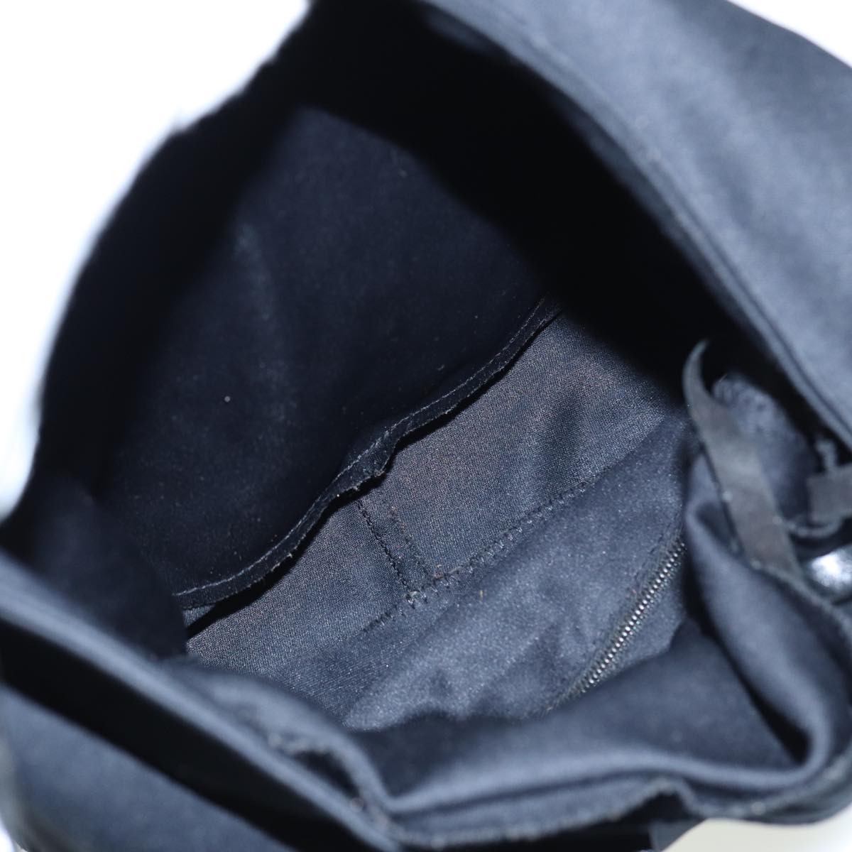 FENDI Mamma Baguette Shoulder Bag Nylon Black80088