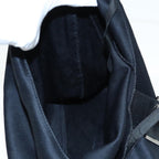 FENDI Mamma Baguette Shoulder Bag Nylon Black80088