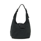 FENDI Mamma Baguette Shoulder Bag Nylon Gray80089