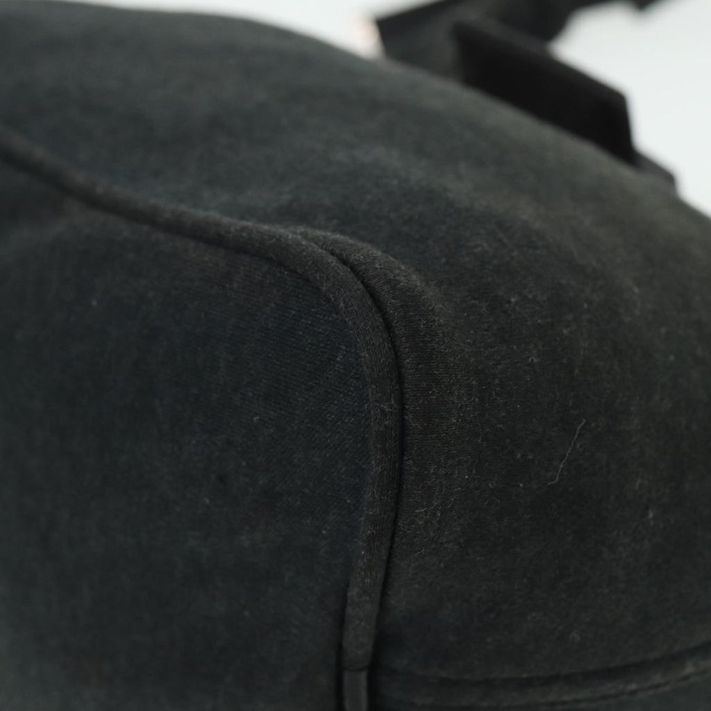 FENDI Mamma Baguette Shoulder Bag Nylon Gray80089