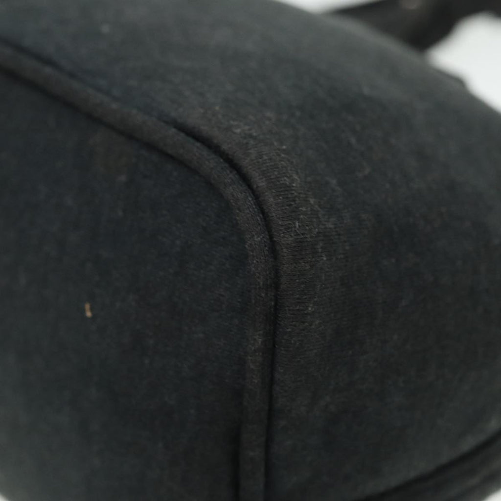 FENDI Mamma Baguette Shoulder Bag Nylon Gray80089