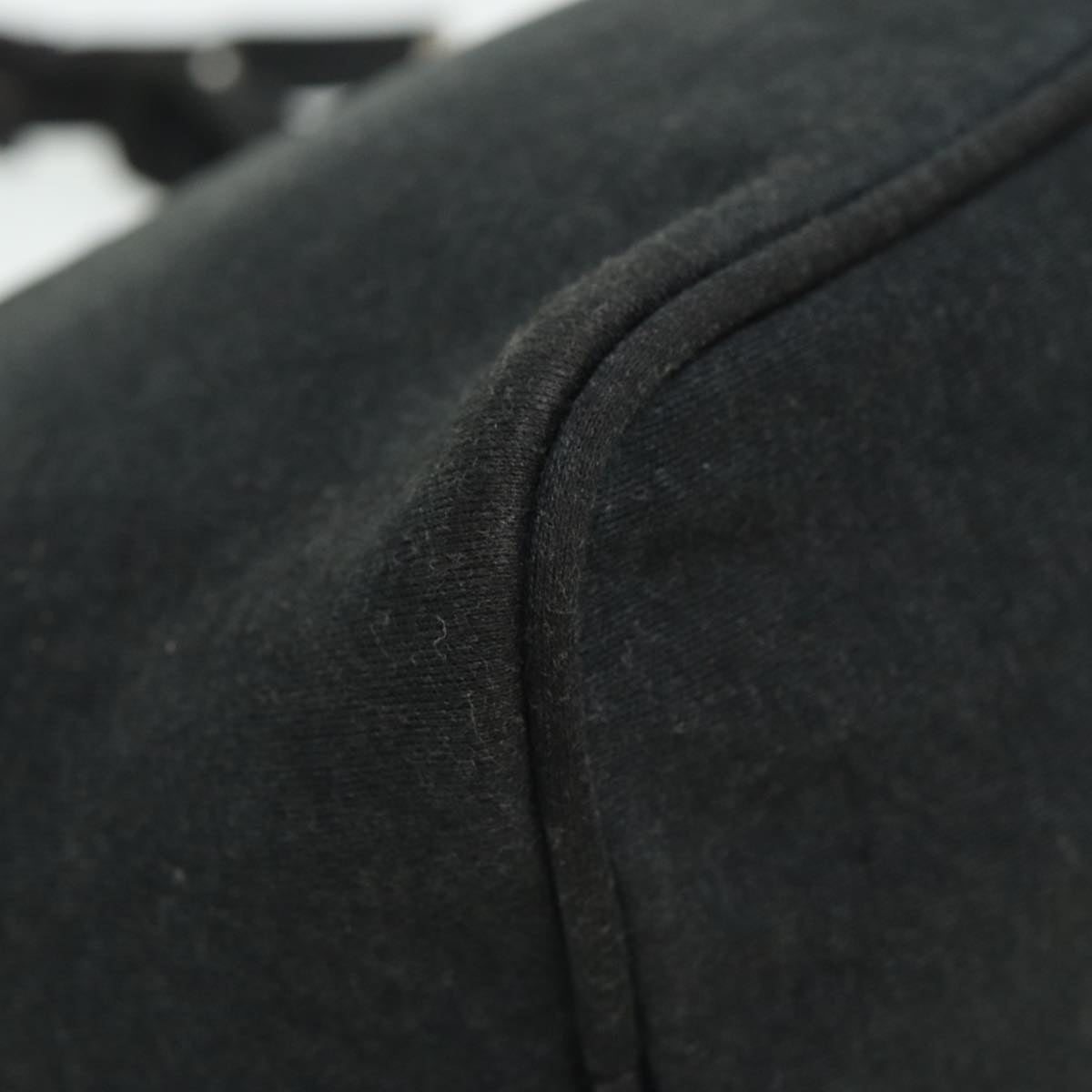 FENDI Mamma Baguette Shoulder Bag Nylon Gray80089