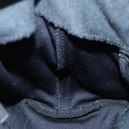 FENDI Mamma Baguette Shoulder Bag Nylon Gray80089