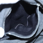 FENDI Mamma Baguette Shoulder Bag Nylon Gray80089