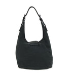 FENDI Mamma Baguette Shoulder Bag Nylon Gray80089