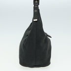 FENDI Mamma Baguette Shoulder Bag Nylon Gray80089