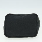 FENDI Mamma Baguette Shoulder Bag Nylon Gray80089