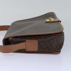 CELINE Macadam Canvas Shoulder Bag PVC Leather Beige  80231