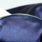 FENDI Zucchino Canvas Boston Bag Navy80243