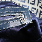 FENDI Zucchino Canvas Hand Bag Navy80244