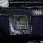 FENDI Zucchino Canvas Hand Bag Navy80244
