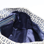 FENDI Zucchino Canvas Hand Bag Navy80244