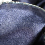 FENDI Zucchino Canvas Hand Bag Navy80244