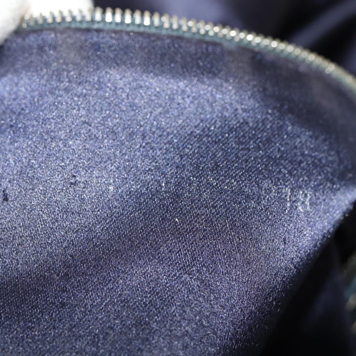 FENDI Zucchino Canvas Hand Bag Navy80244